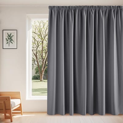 Dailygoods- Verduisteringsgordijnen Warmte-isolerend - Gordijnen met Plooiband - 300B x 220H cm - Geschikt voor Woonkamer/Slaapkamer - Handwasbaar - Modern Design