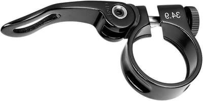 Fietszadelpenklem - Zadelpenclip Fiets - Zadelhoogte Verstellen - Quick Release Mechanisme - 349 mm - Zwart
