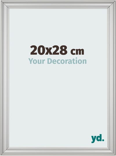Your Decoration - Fotolijst 20x28 cm - MDF - Zilver Mat - Lazio