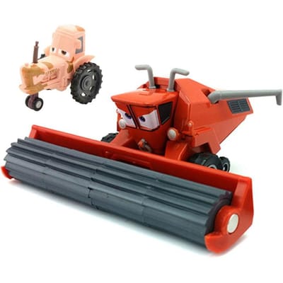 Disney Pixar Cars Frank Groene Oogstmachine Koeien Tractor Legering Spuitgietmodel Auto Jongens Speelgoed