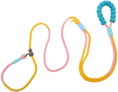 Dailygoods- Hondenlijn 2,5 meter - Aanpasbare Kruislenden Lijn - Schuim Handvat - Robuust Klimtouw - 360 Graden Rotatie - Duurzaam Nylon - Hondenriem