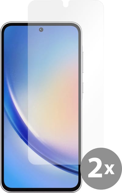 Cazy screenprotector geschikt voor Samsung Galaxy A35 - Screenprotector Gehard Glas - 2 Stuks