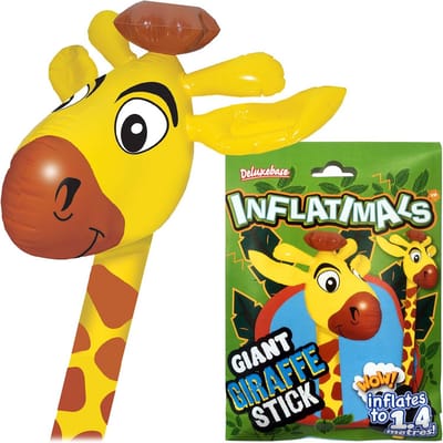 Enorme Opblaasbare Giraffe Speelgoed - 140cm Hoog | Safari Dieren Decoratie
