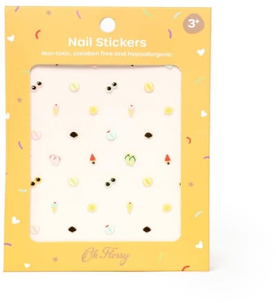 OH FLOSSY Nagelstickers - Beach Club - Zelfklevend En Makkelijk Verwijderbaar - 3 Jaar