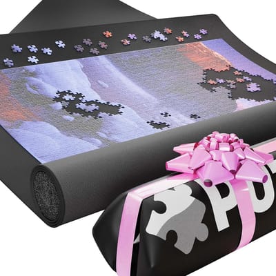 Rolpuzzelmat voor 3000 Stukjes - Eenvoudig Op te Bergen met Velcro Sluiting - Comfortabele Puzzeloplossing