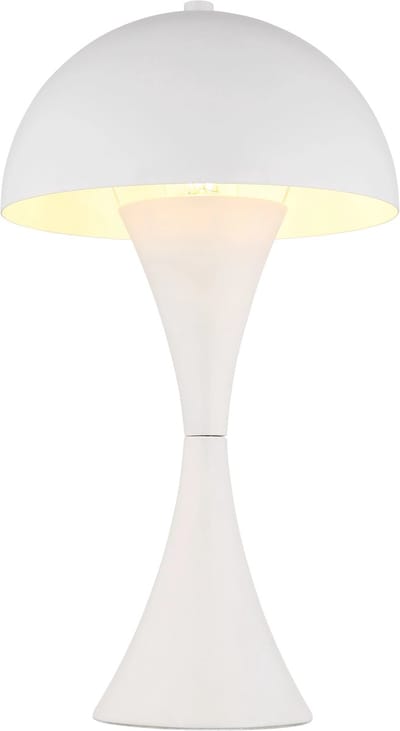 Globo - tafellamp - DIMA - wit - metaal - Ø 20cm - E27 - 21028W