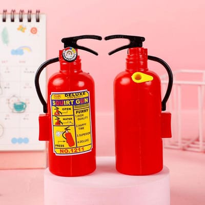 Grappige mini-brandblusser speelgoedwaterpistolen voor buiten, zwembad, strand, zomerspeelgoed, brandweerman-spuiters voor kinderfeestjes