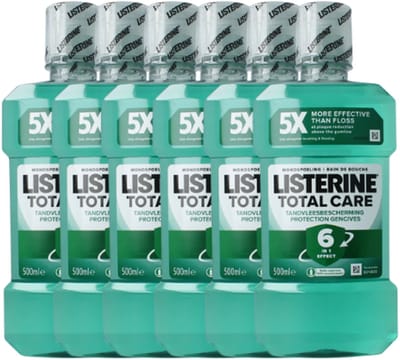 Listerine Total Care Mondwater - 6 x 500 ml - Tandvleesbescherming