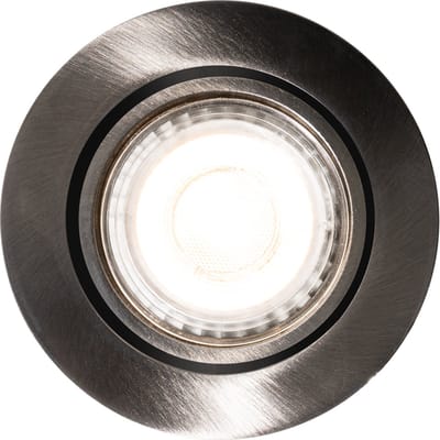 QAZQA cisco - Moderne Inbouwspot - 1 lichts - L 8.9 cm - Donkergrijs - Woonkamer | Slaapkamer | Keuken