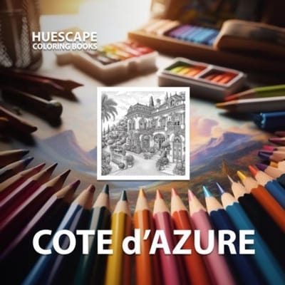 Huescape Kleurboek Voor Volwassenen - Cote D'Azure - Marco Joshua