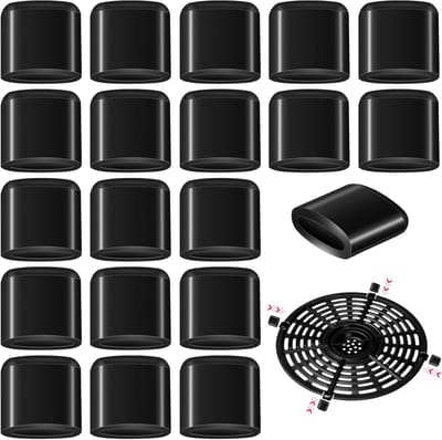 20 Stuks Rubber Buffers voor Airfryer, 0.8 cm Pedestal, Silicone Onderdelen en Accessoires voor Gezond Koken