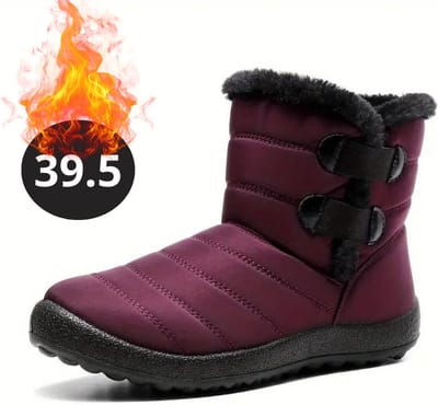 Bovista Snowboots - Sneeuwschoenen - Sneeuwboots - Dames - Wintersport - Ski - Skischoenen - Rood - 39.5 - Bandje