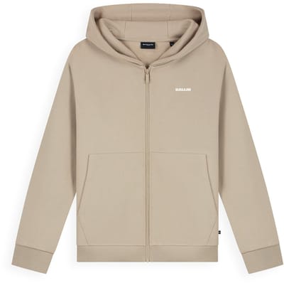 Ballin Amsterdam - Jongens Loose fit Sweaters Vest - Taupe - Maat 6