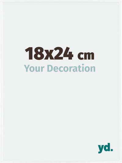 Your Decoration - Fotolijst 18x24 cm - Kunststof - Wit Hoogglans - Evry