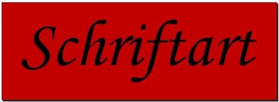 Zelfklevend naambordje 70x25mm rood met zwart - UV-bestendig acryl laminaat - voor binnen en buiten - 29 kleuren en 71 lettertypes