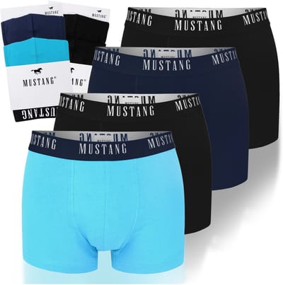 Mustang Serie - Heren Boxershort - 4 stuks - Katoen Logo - XXL