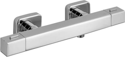 Nemo Spring Suno douchethermostaat chroom met keramische schijven energy saving cold body ECO button 16lmin ACS Belgaqua