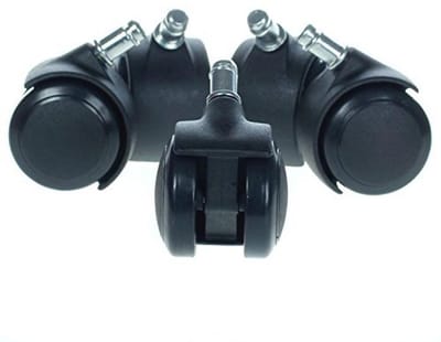 Hard Floor Wheels voor Bureaustoelen - 11mm PU Wielen