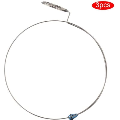 Lot de 3 loupes montées sur la tête avec anneau en acier pour outil de réparation de montres d'horloger gray