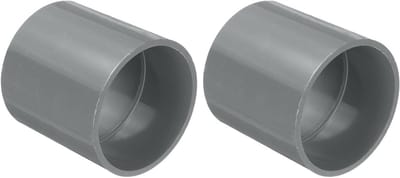 2 stuks PVC-buisfittingen, 75 mm buisverbinder, kleefmof en verloopstuk voor irrigatie, tuin en waterbeheer