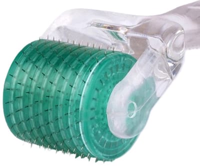 Derma Roller 0.5 MM TransparantI Dermaroller I Dermarolling I 540 Naalden| Baardroller I Stimuleert Haar en Baardgroei I Gezichtsverzorging | Huidverzorging