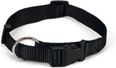 Nylon halsband verstelbaar 30-45x15 zwt