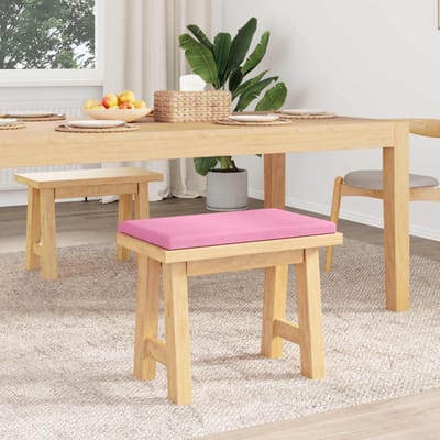vidaXL - Bankkussen - Stof - Roze - Diepte - 35 - cm