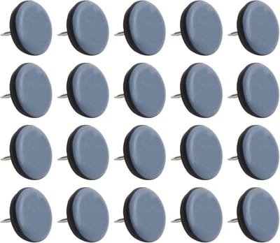 20 Stuks Stoelglijders voor Tapijt - Meubelglijders voor Vloerbescherming