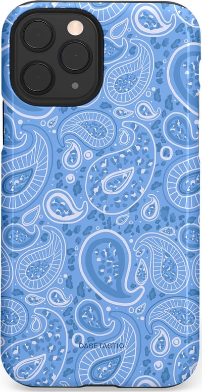Casetastic Hoesje Geschikt voor Apple iPhone 11 Pro - Stijlvolle Beschermende Duo-layer Case - Paisley verleiding