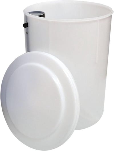 Zouttank Compleet - Reservoir Waterontharder - Waterkwaliteit Verbeteren - Inclusief Deksel Vlotter - 100 Liter - Wit