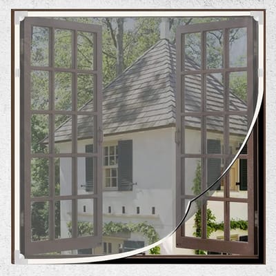 SnelShoppen - Magnetisch Raamscherm 100x120 cm - Glasvezel Vliegengaas, Verstelbaar Muggennet Raam met Installatieaccessoires - Wit Frame met Grijs Ne