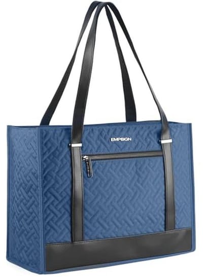 Stijlvolle laptop draagtas voor vrouwen 16 inch - Waterdichte en gewatteerde aktetas voor werk