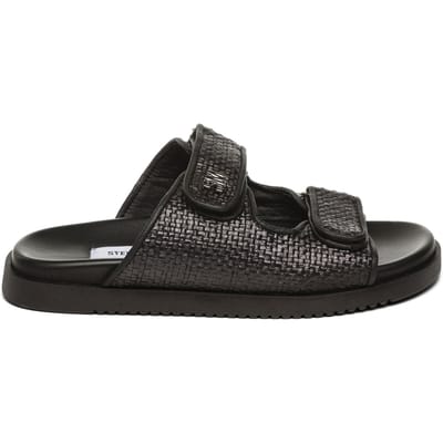 Steve Madden Myka Slides Black Maat: 39 | Sandalen Outlet | Dames | Zwart