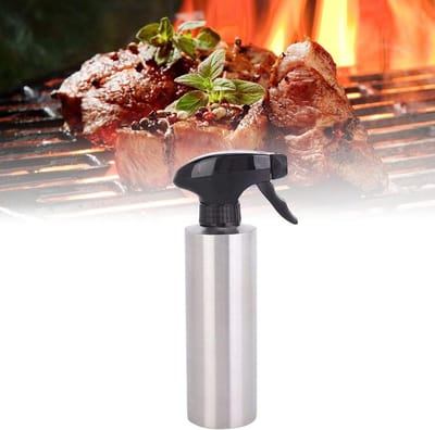 Olijfolie Spuitfles van Roestvrij Staal - Perfect voor Koken, Grillen en Salades - Vernevelaar voor Olie en Azijn