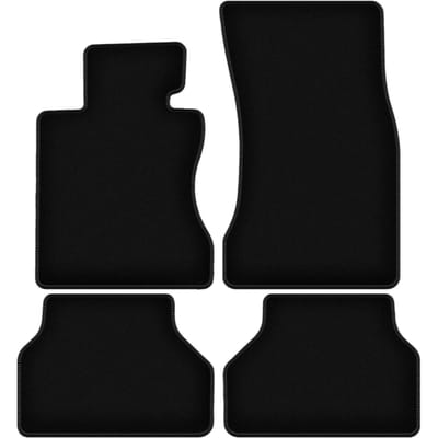 BASIC zwarte veloursmatten voor: BMW 5 E60 sedan (2003-2010)