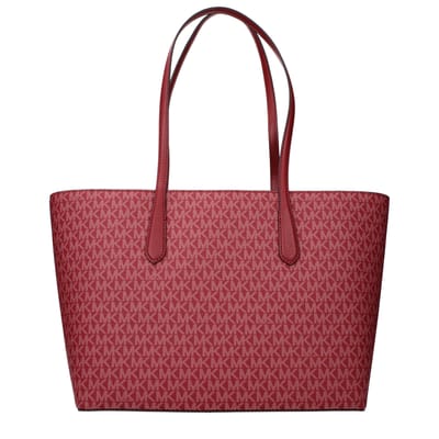 Michael Kors Rode Leren Schoudertas