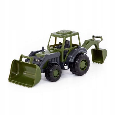 Polesie "Majster" Militaire Tractor-Graafmachine Speelgoed