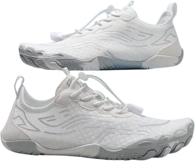 Bovista Barefoot Schoenen - Waterschoenen - Aquashoes - Afzwemschoenen - Zwemles - Dames & Heren - Fitness - Sportschoenen - Wit - Maat 36.5