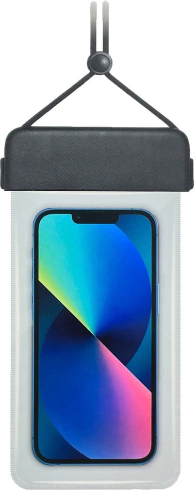 WiWu Waterdicht telefoonhoesje tot 6.9 inch - IPX8 - Zwart