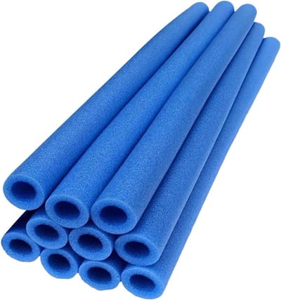 Trampoline Paalhoezen - Veiligheidshoezen Bescherming - Veilig Springen - Weerbestendig Schuim - 10 stuks - Blauw