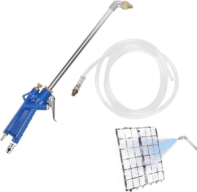 Krachtige Blaaspistool - Dubbel Gebruik - Motor Reinigen - Verstelbare Slang - 120 cm Slang - Aluminium