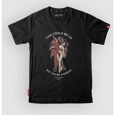 Loose Riders This Could Be Us Tech Tee zwart