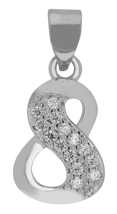 AKZENT Akzent Dames hanger "Davina" van 925 Sterlingzilver, gerhodineerd, duurzaam