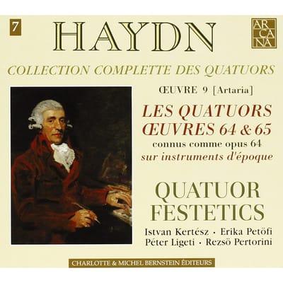 CD FESTETICS QUARTET - Haydn: Kwartetten Op.64 A417 Arcana Non Japan Klassiek Gebruikt black