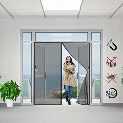 Magnetische Hordeur 185x200cm - Effectieve Muggenbescherming voor Binnen en Buiten