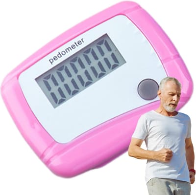 Stappenteller - Activiteitentracker - Fitness Bewaken - Eenvoudige Bediening - Compact Formaat - Willekeurige Kleur