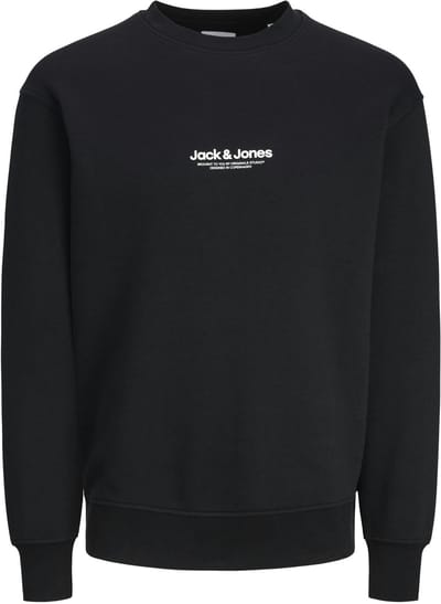 Jack & Jones - Heren Sweaters Vesterbro Sweat Crew Neck - Zwart - Maat XXL