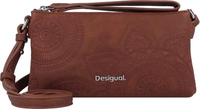 Desigual Schoudertas Koppeling Dejavu Dortmund Baby Bag Camel Bruine