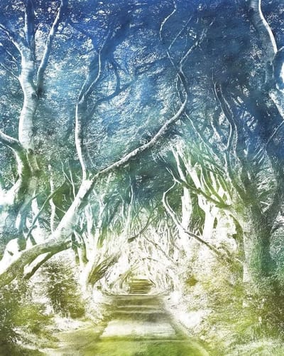 Fotobehang - Alley 200x250cm - Vliesbehang