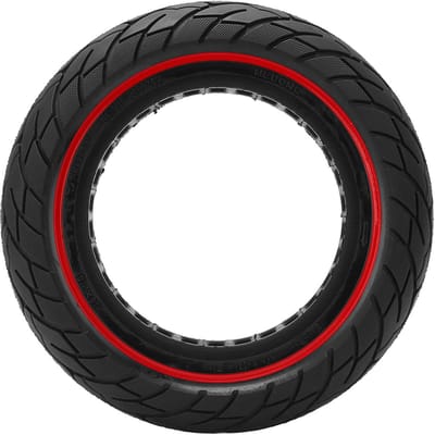 10x2.5 Inch Elektrische Scooter Massieve Band Honingraat Rubber Scooter Binnenbandloze Band voor Xiaomi M365 Rood